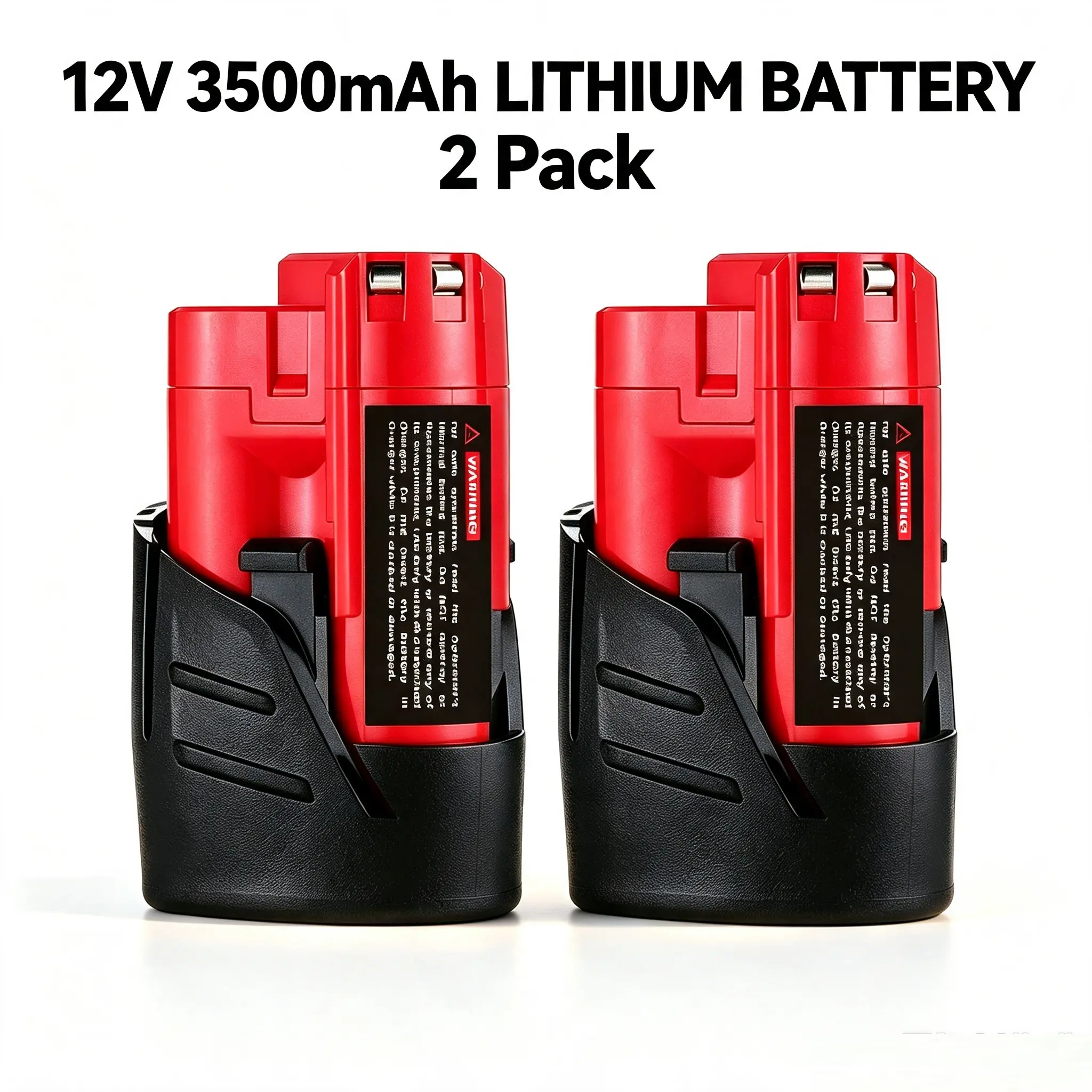 2-Pack M12 3.5Ah Replacement Battery for Milwaukee 12V M1ery Xc 48-11-2420 48-11-2440 48-11-2402 48-11-2411 48-11-2412 Cordlees Power Tools2 Lithium Ion Batt