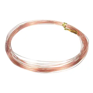 24 Gauge 33 FT 99.9% Pure Soft Copper Wire for Electroculture Gardening, Jewelry Making, Beading, Science Projects, DIY Artwork, 1 Roll