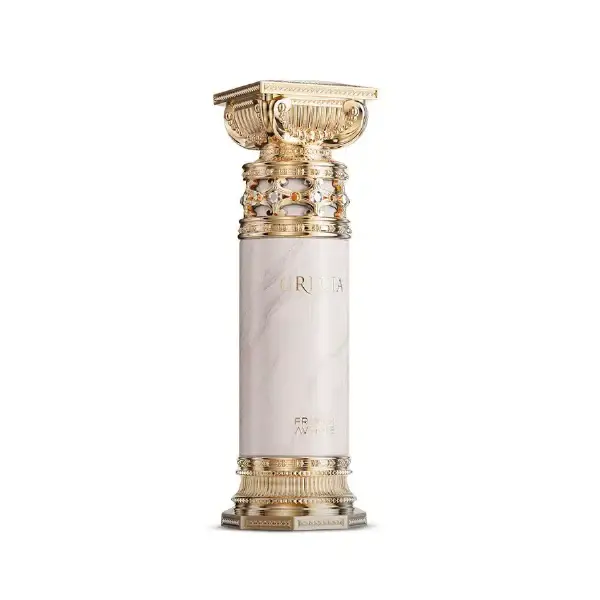 Fragrance World Grecia White Eau de Parfum (Edp) for Women - Creamy Floral Gourmand Scent with Vanilla, Milk & Subtle Smoky Touch - 3.4 fl oz (30mL) - Long-Lasting Warm, Milky Softness, Elegant Unisex Fragrance