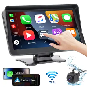 【HUICCN】2025 Newest Portable CarPlay Screen for car,Automotive Wireless Android/Apple Carplay Player,Car Player With GPS Navigation,Carplay for any car，Father's Day Gifts