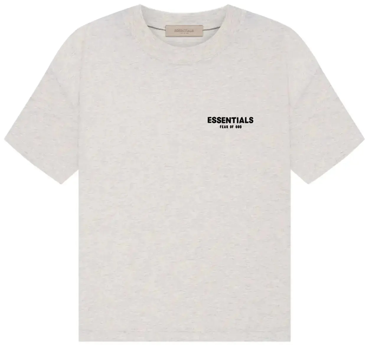 Casual Classic Fear of God Essentials 2022 Core Collection Black Short-Sleeve T-Shirt with "Essentials" Text Design