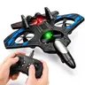 Remote Control Jet Toy for Kids, RC Airplane with Vertical Takeoff Landing, Stable Hover, 360° Rolling Stunts and LED Lights, Easy Flying Aircraft Toy for Beginners Boys Girls