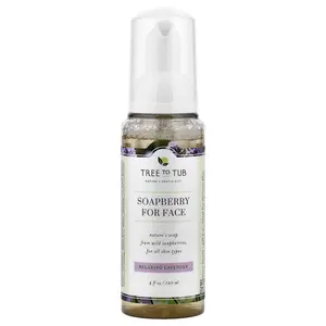 Tree To Tub Soapberry For Face, For All Skin Types, Relaxing Lavender , 4 fl oz (120 ml)