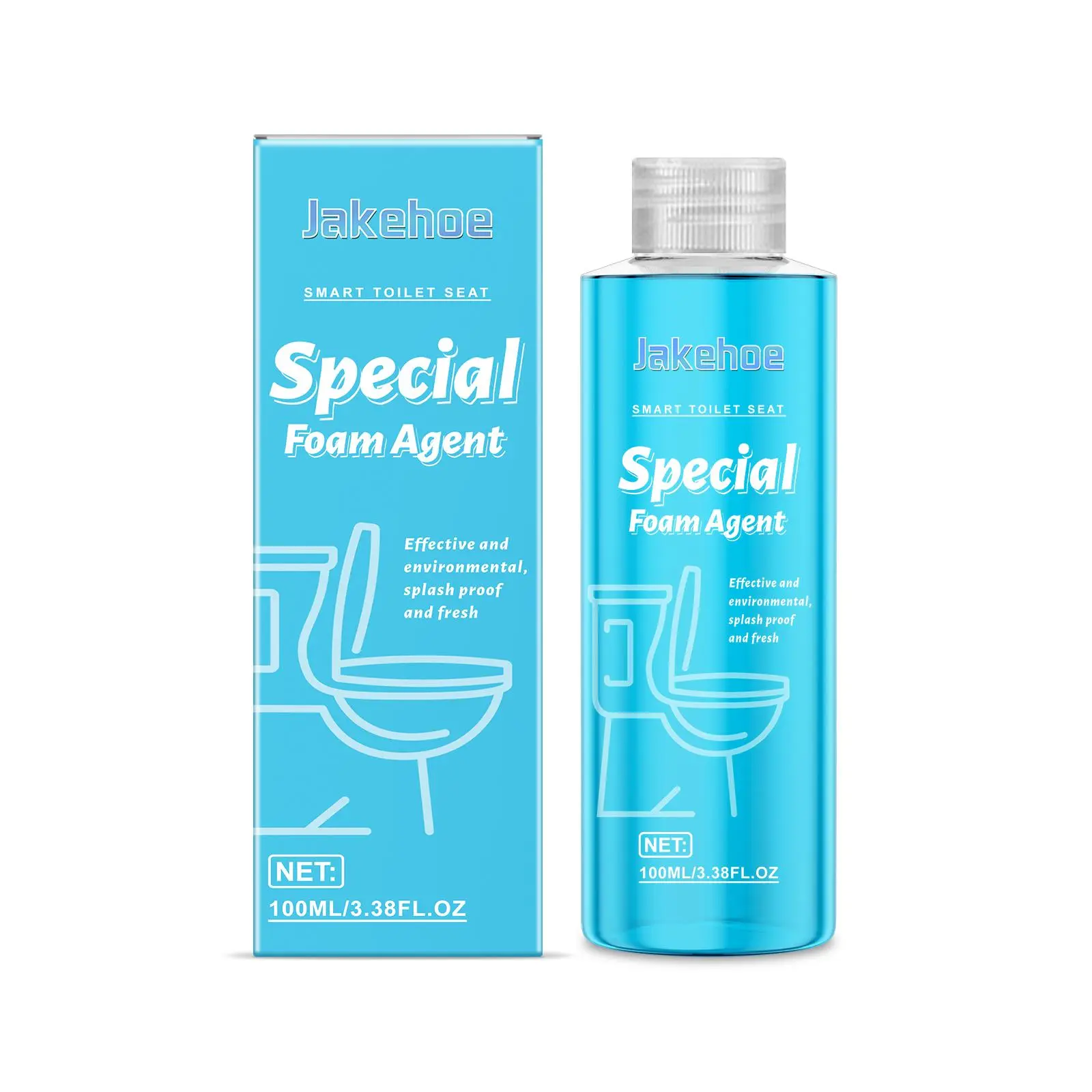 Jakehoe Toilet Cleaner Bubble Cleaner Blowing Agent Descaling And Deodorizing Toilet Spillproof Cleaning Solution