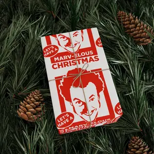 Funny Home Alone Christmas Wrapping Paper, Christmas Movie Gift Wrap, Hilarious Xmas Wrapping Roll