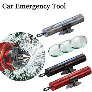 Car Safety Emergency Hammer, Window Breaker & Seatbelt Cutter (3PCS)