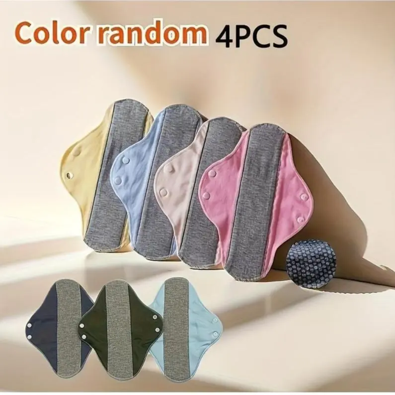 4-Piece Washable Incontinence Pads | Leak-Proof & Waterproof Graphene Pads - Aseptic, Antibacterial & Perfect for Elderly Care!