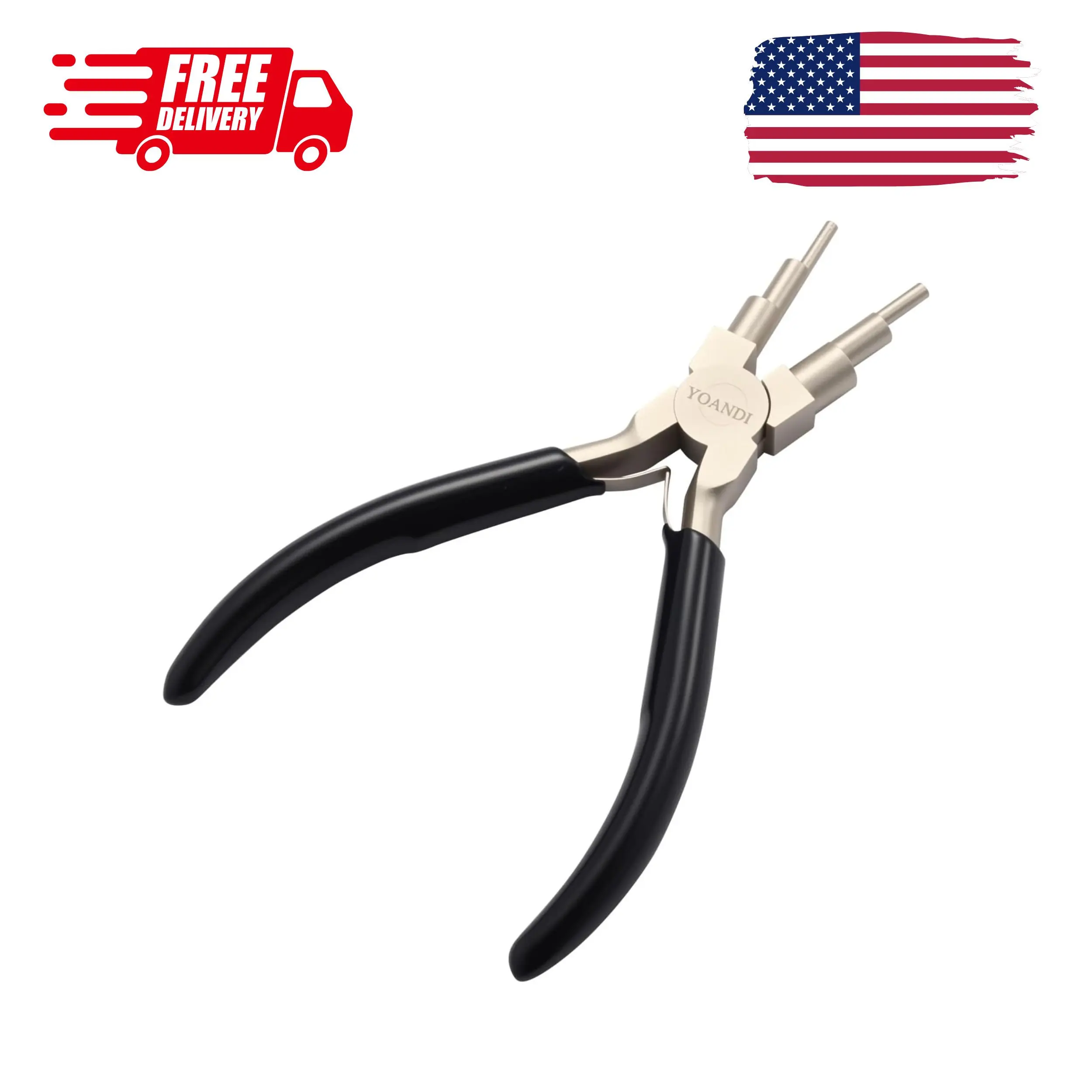 Jewelry Making Tool - High-Carbon Steel Bail Making Pliers with 2-9mm Adjustable Looper