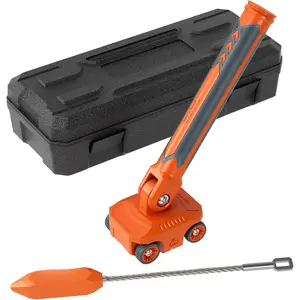 Wire Puller for Electrical Wiring - Rare-Earth , Stainless-Steel Leader for Easy  Pulling in Walls & Tight Spaces, Doubles as Stud Finder, Includes High-Quality Hard Plastic Case