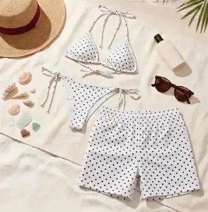 Matching Couple Swimsuits Set, BF and GF Matching Swimsuits, BF and GF Swimsuits, Camo Bikini Set for Women, Matching Duck Camo Swimwear Set for Couples, Couple Trendy Camo Bikini And Short