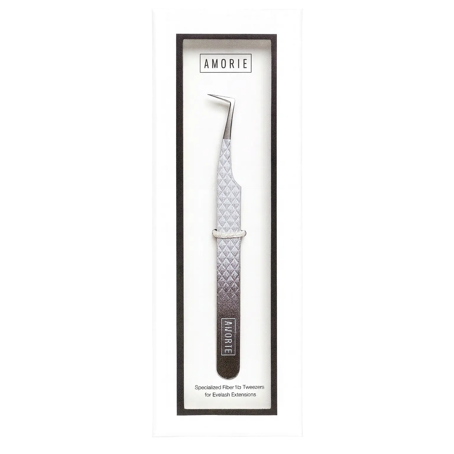 Amorie Fiber Grip Tweezers E02 (New Gen ) 90 Degree