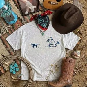 The rancher Crewneck & T-shirt, western clothing, western tops, western outfits women, western cowgirl stuff, punchy western wear, country girl stuff clothing clothes, women graphic tees, sweatshirt for women, rodeo outfits