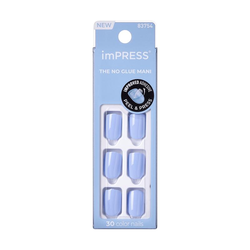 imPRESS Color Press On Nails - Baby why so Blue