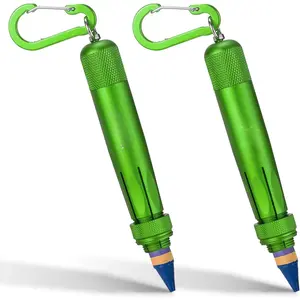 Lumber Crayon Holder for 1/2" Round or Hexagonal Crayons.Industrial Heavy Duty Carpenter,Construction Aluminum Crayon Holder
