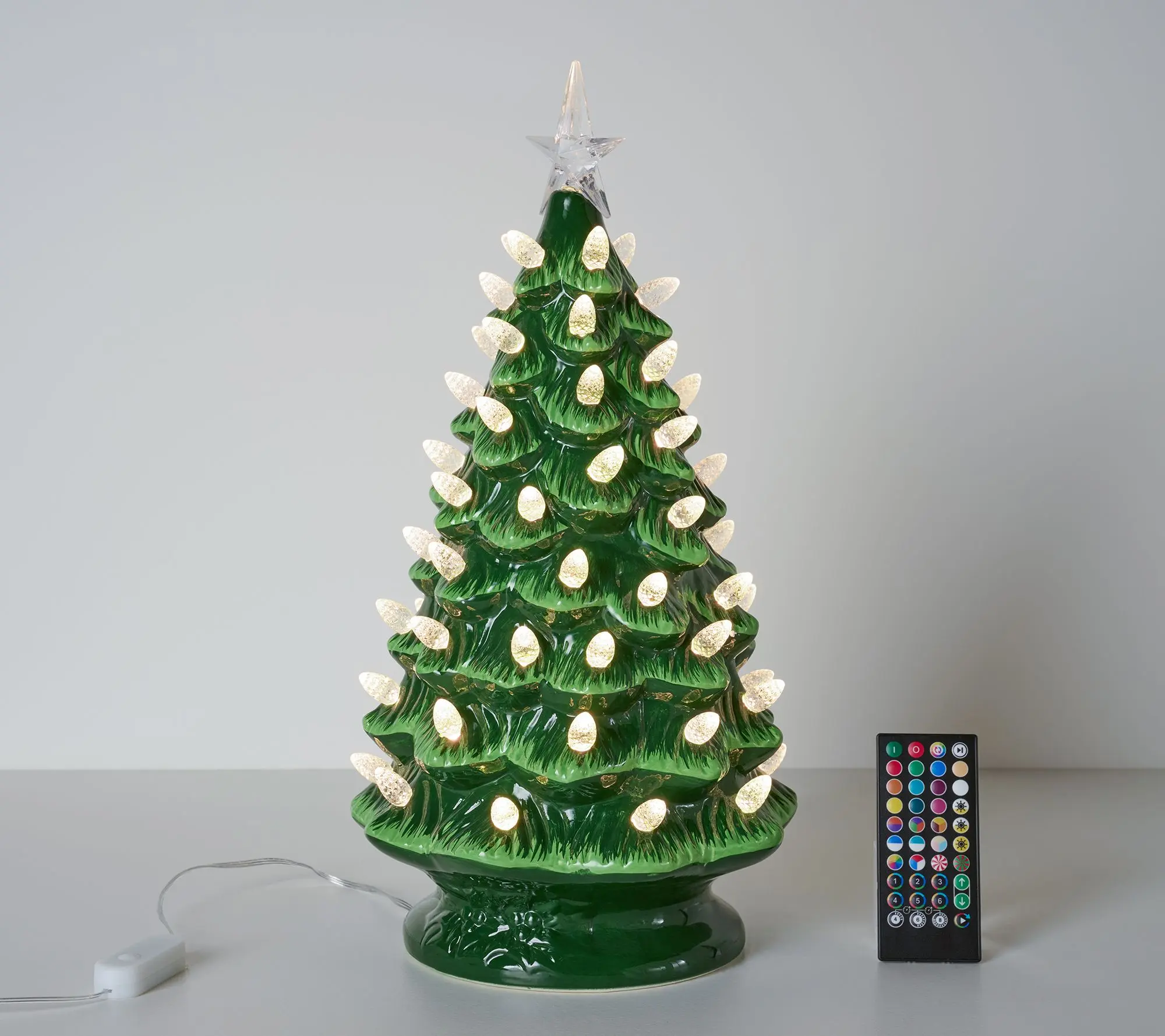 Mr. Christmas 18" Ultimate RGB Ceramic Nostalgic Tree