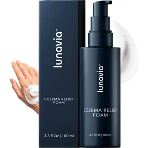 Eczema Relief Foam, Soothing Skin Protectant with 1% Colloidal Oatmeal, Gentle Itch & Rash Relief, Fast-Absorbing Non-Greasy Formula for Sensitive Skin, 100ml