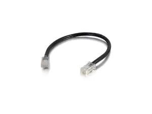 C2G 04122 Cat6 Cable - Non-Booted Unshielded Ethernet Network Patch Cable, Black (35 Feet, 10.66 Meters)