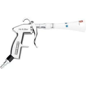 Premium Tornado Air Blow Gun with Nozzle for Car Interior Cleaning Quickly Blasts Dirt and Dust Dryer Vent Cleaner Wash Kit Hose Car Detailing Supplies Turbo Tool Works with Air Compressor