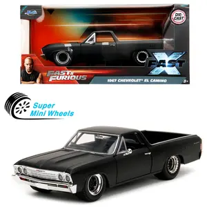 Jada 1:24 Fast & Furious: Fast X 1967 Chevrolet El Camino Black #34413