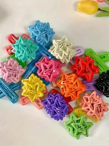 Colorful Star Shaped Hair Clips, Cute Hair Accessories for Women, Suitable for Thick Hair, Fashion Hair Accessories for Party, Everyday Accessories