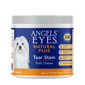 Angels’ Eyes NATURAL PLUS Tear Stain Chew for Dogs, Chicken Flavor 90ct*