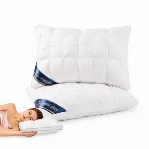 2pcs Hotel Collection Deep Sleep Pillow - Neck Support Non-Collapse Design Hypoallergenic for Side Supine Prone Sleepers pillows,Deals For You day gift