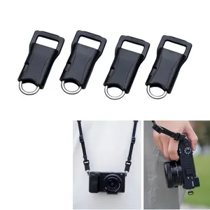 Quick Release Camera Mounting Plate Kit with Connectors, Compatible with Sony Fuji Nikon, 2/4 Pieces Set, Durable Camera Accessories