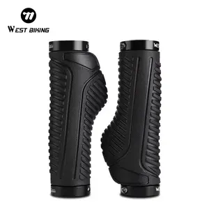 WEST BIKING MTB Mountain Bike Bicycle Handlebar Grips Bike Parts Comfortable Soft Shock Absorption Bicycle Grips