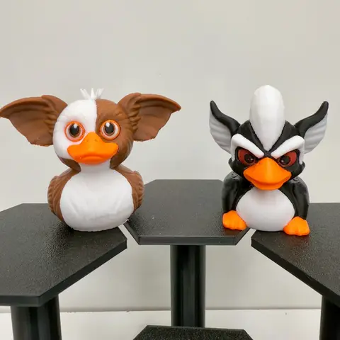 Retro 80s Creature Ducks | Mischievous Monster Figurines