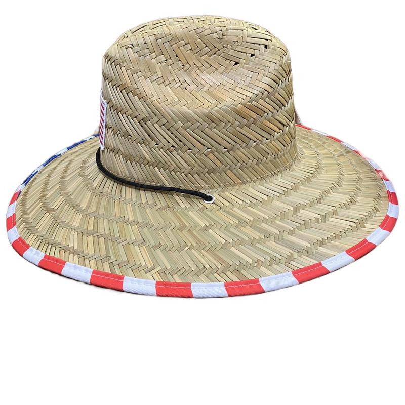 Handcrafted Unisex USA Straw Hat with Wide Brim for Sun Protection