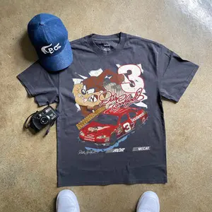 Tasmanian Devil Dale Earnhardt Nascar Heavyweight Black T-Shirt Unisex All Sizes, Graphic Tees, Gift For Fans