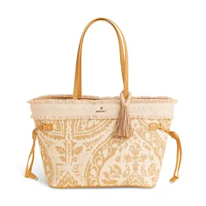 Spartina 449 Jetsetter Tote Ogeechee with Leather Trim