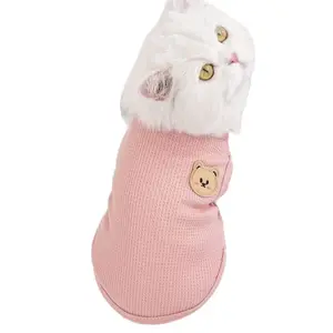 Breathable Waffle Dog Tank Top Summer Thin Pet Vest Clothing for Small Dogs & Cats, Teddy, Bichon, Poodle, Clothes