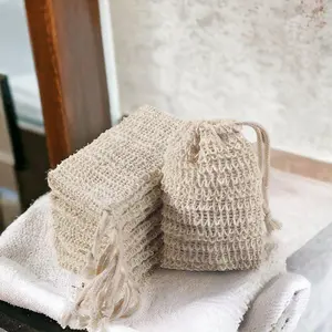 Soap Saver Exfoliating Cloth Eco Friendly Hand woven Body Scrubber for a Whole Body Relaxing Shower Experience