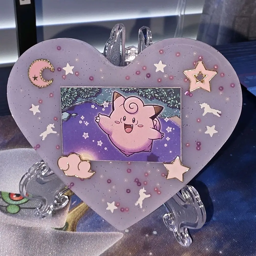 Celfairy Epoxy Resin Plaque with Stand