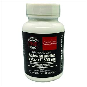 TOUGH-N-TONE Ashwagandha Extract 500mg of standardized ashwagandha Extract in Each Vegetarian, Vegan-Friendly Capsule Edible Fitness