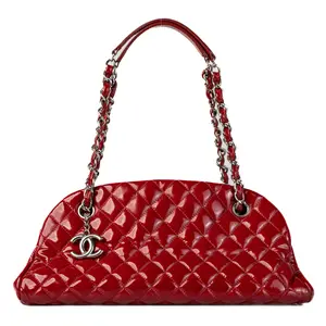 Pre-owned CHANEL Patent Leather Shoulder Bags Red Just Mademois IB26030152