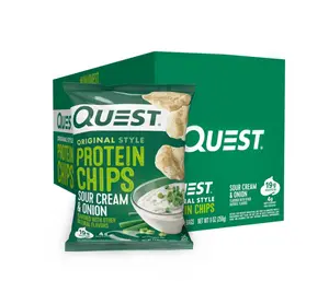 Quest Protein Chips Sour Cream & Onion 8PK Quest Protein Chips Sour Cream & Onion 8PK