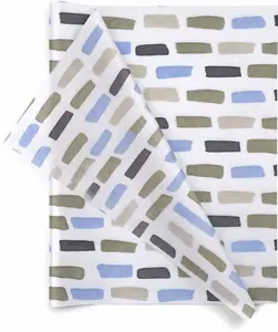 Indigo and Stone Pattern 20x30 Design Tissue Paper