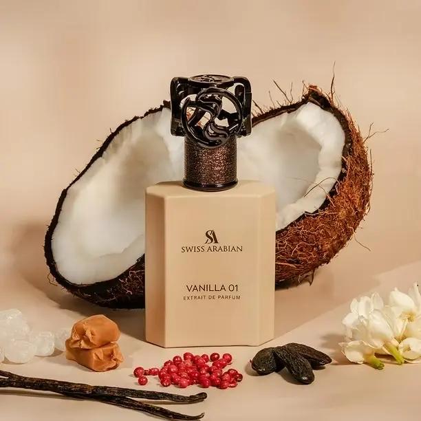 Swiss Arabian Vanilla 01 Extrait De Parfum 50ml 1.6oz Authentic Unisex Fragrance with Vanilla Orchid Sandalwood Notes Made in UAE