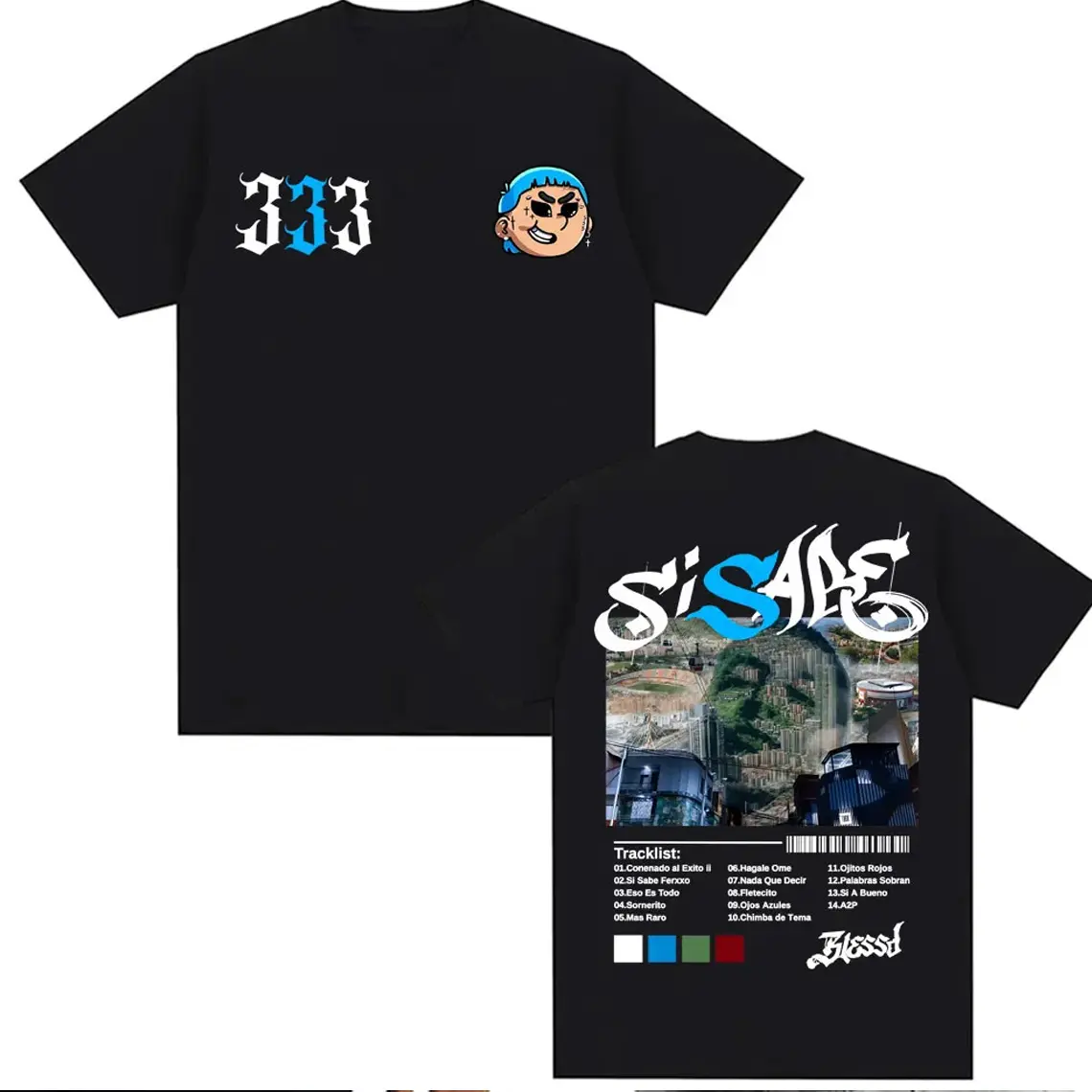 Blessd Mírame Concert Merchandise Vintage Unisex T Shirt HY5224