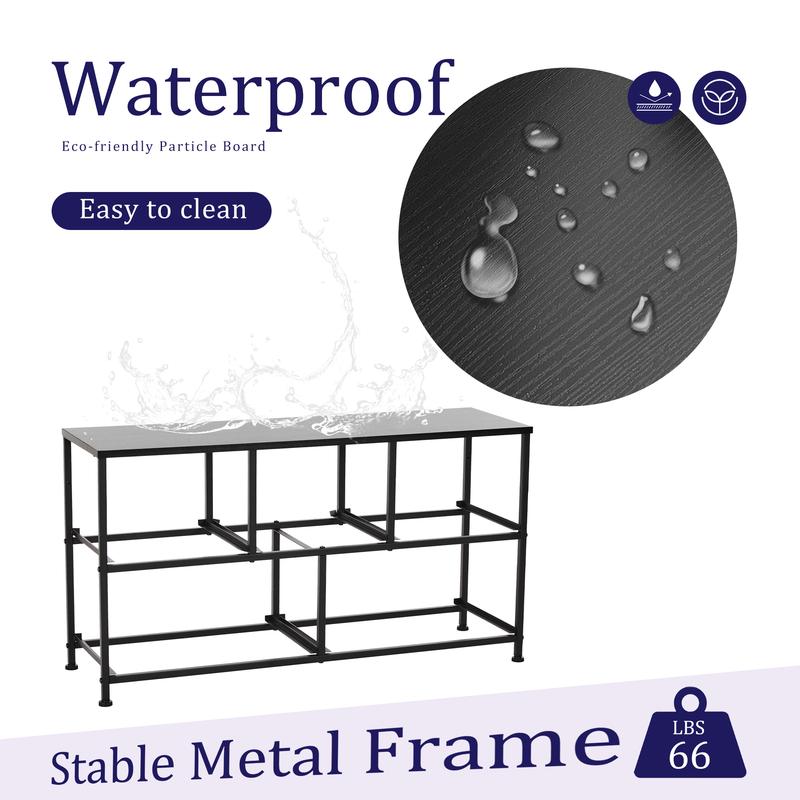 EDX 5 Drawer Dresser with Wide Chest of Drawers, Non-Woven Fabric, Steel Frame & Wood Top, Compact Design for Living Room, Bedroom, Hallway