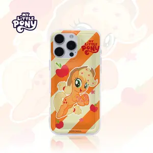 Official My Little Pony Phone Case, Cartoon Girl Heart Design, Transparent Cover for Samsung Galaxy & Apple iPhone Series
