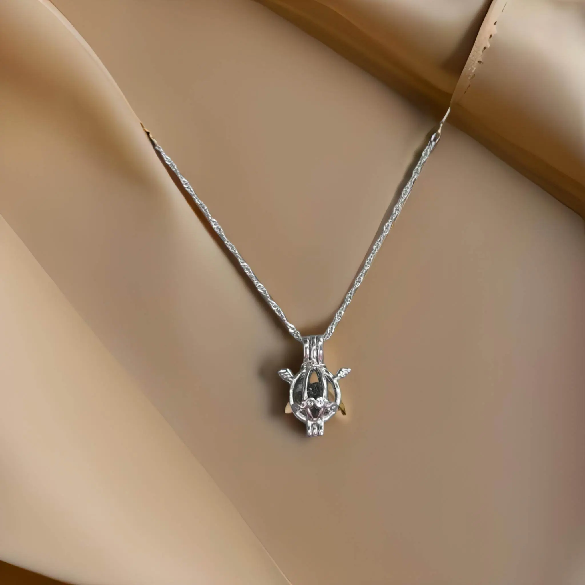 Crystal Moldavite Angel Locker Necklace Perfect Gift for her Auspicious Birthday Daily
