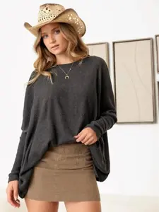 Charcoal Long Sleeve Sweater