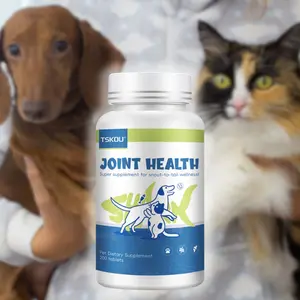 Dog & Cat Joint Supplement | Glucosamine Chondroitin Collagen | Bone & Mobility Support Tablets