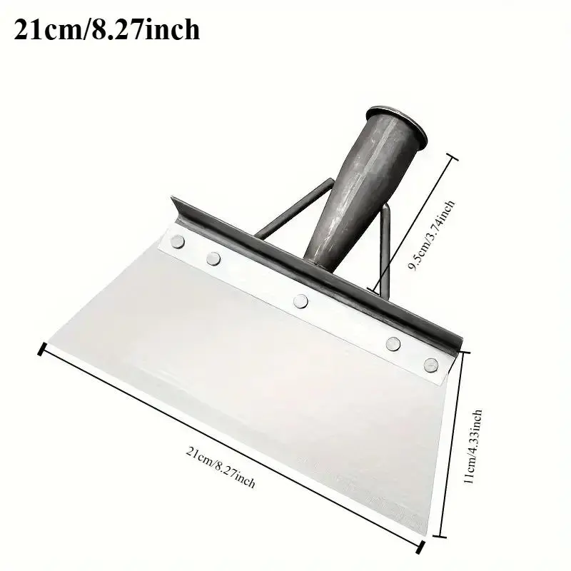 Stainless Steel Extendable Garden Shovel with Multi-Functional Outdoor Weeding, Digging & Cleaning Tool for Courtyard, Farm & Home Use