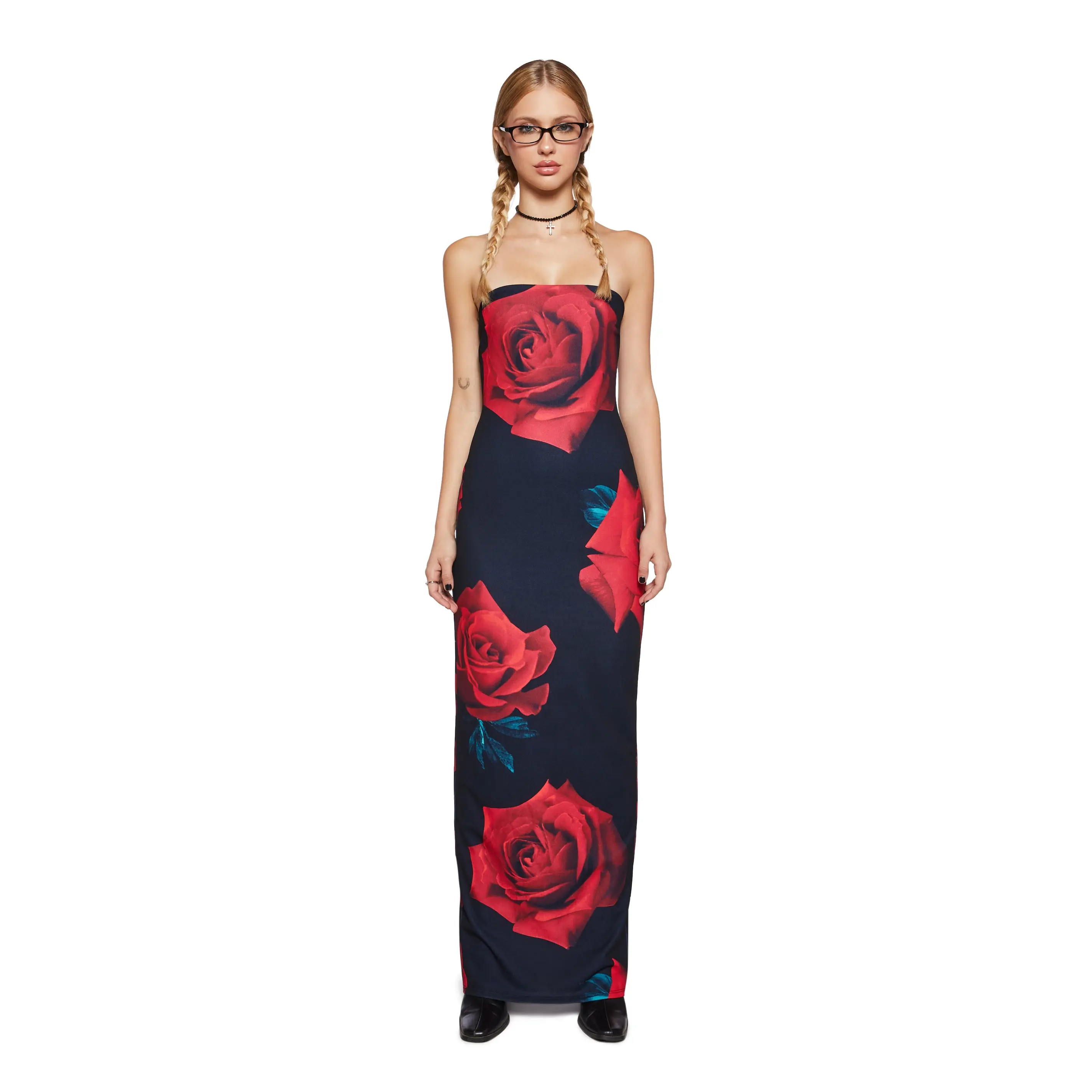 Rose Colored Vision Maxi Dress