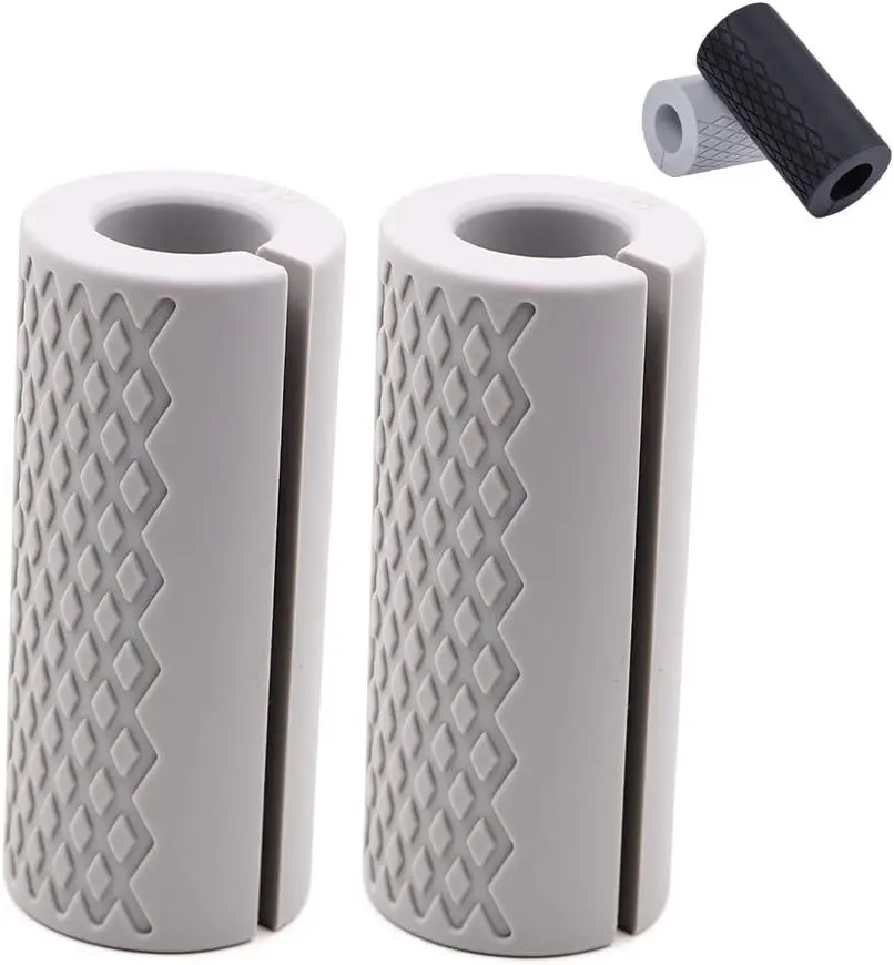 Barbell Grips - Thick Dumbbell Grips Arm Blaster Adapter with High-Density  Rubber, Bar Grips for Weightlifting  Growth Rapidly and Hands