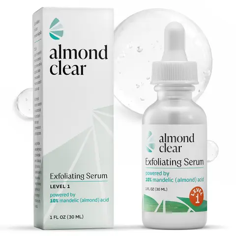 Level 1 Mandelic Acid Serum | Acne, Folliculitis, Aging Skin, Ingrown Hairs, Dark Spots | Daily Skincare, Safe for Sensitive Skin, Skin Repair, Fungus
